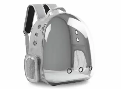 Mochila para mascotas verde agua