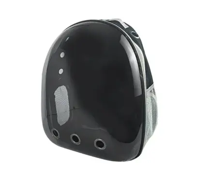 Mochila para mascota negro-gris