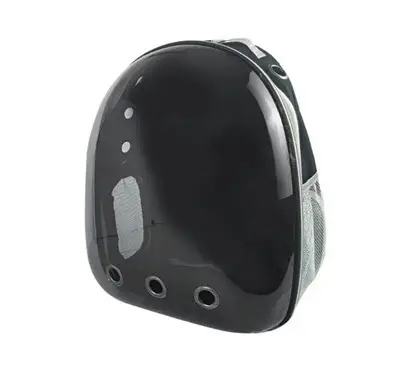 Mochila para mascota negro-gris