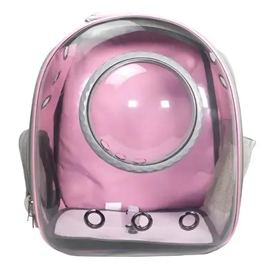 Mochila para mascotas rosado