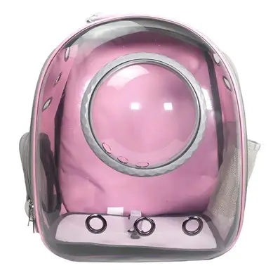 Mochila para mascotas rosado