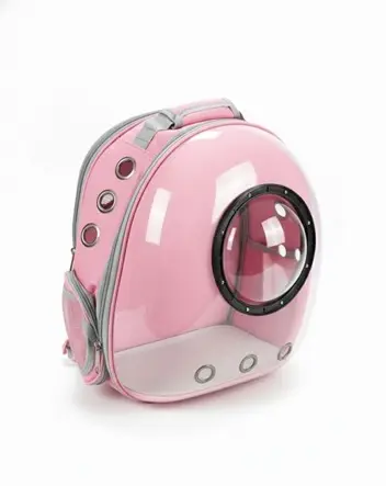Mochila para mascotas rosado
