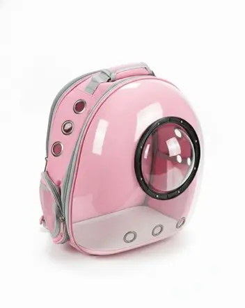 Mochila para mascotas rosado