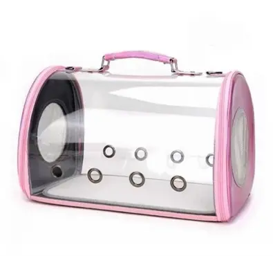 Mochila para mascota rosado