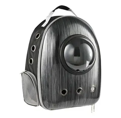 Mochila para mascotas negro