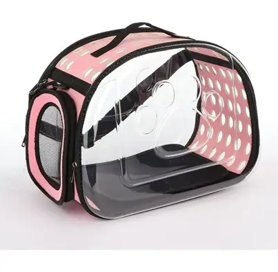 Mochila para mascota rosado